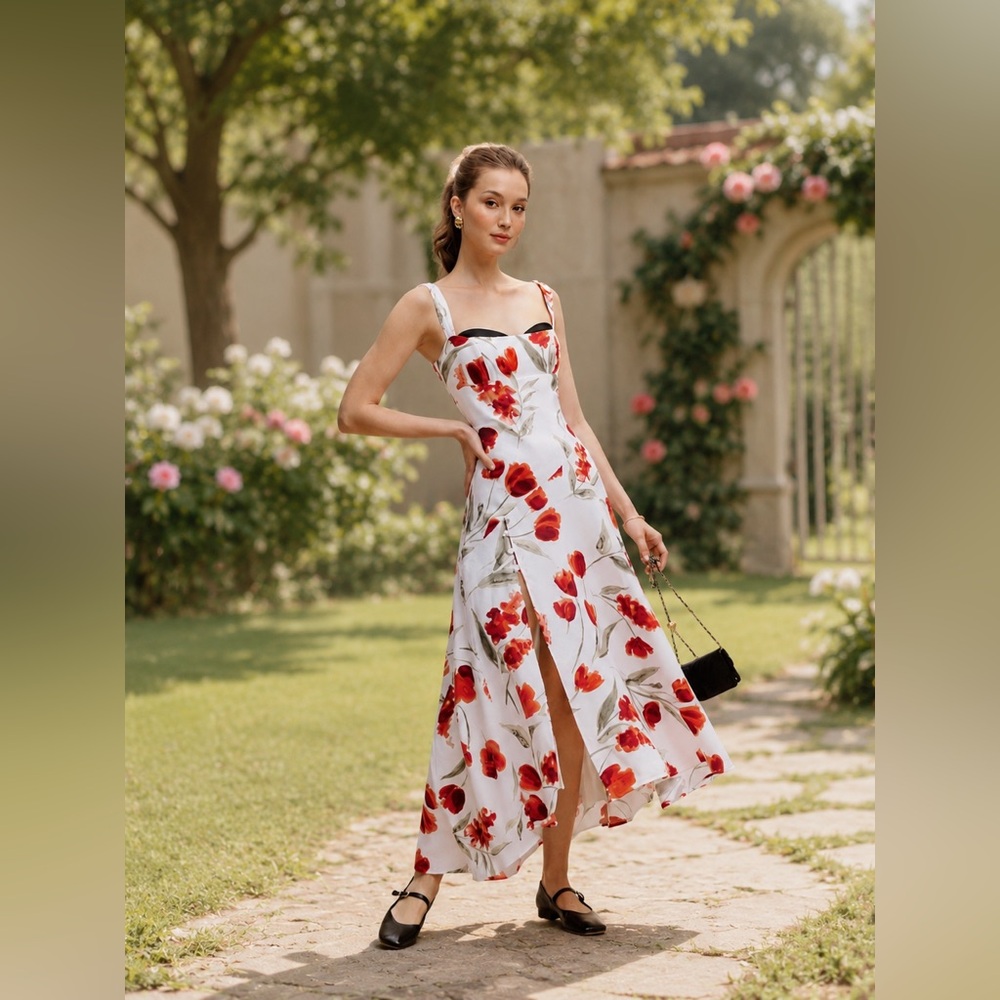 Reformation Bekki Linen Dress